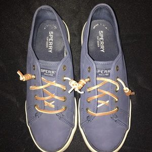 Navy Sperry Top siders Pier View 6.5
